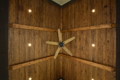 Rear Covered Porch Ceiling Detail
