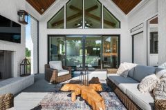 Covered Porch with Large Slider Door to Great Room