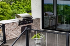 Grilling Station with Stone
