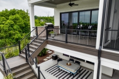 Grilling Station With Screened in Porch