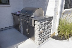 Custom Stone Grill Station