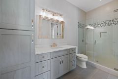 Pool Bath in Custom Home Liberty Twp