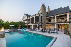 Pool with Screened-in Porch and Lower Level Patio