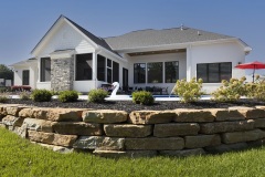 Hardscape and Pool at Custom Home in Maineville Ohio
