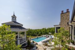 Pool with Screened-in Porch Gazebo