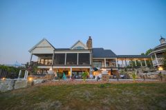 Pool with Screened-in Porch and Colannade and Gazebo