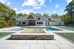 Custom Home With Covered Rear Porch with Pool and Hot Tub in Liberty Township