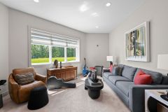 Bedroom Used as Music Room With Guitar Theme