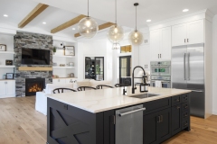 The Onyx Ceiling with Exposed Beams