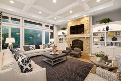 Coffered Ceiling in the Great Room