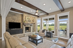 Beams on Ceiling on Great Room