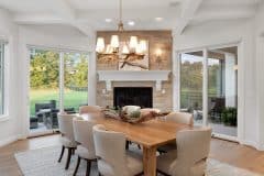 Coffered Ceiling in Dining Room Pickwick Place