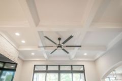 Coffered Ceiling in Great Room House of Peace