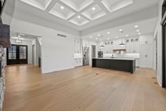 Great-Room-With-Stone-Fireplace-Custom-Built-ins-and-Coffered-Ceiling-6