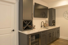 Custom Cabinetry at Woodford Lower Level Bar Anderson Ohio