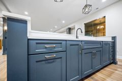 Paneled Appliance Lower Level Bar