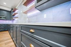Integrated Lighting open shelving The Vandoren