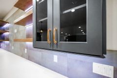 Glass Cabinetry Lower Level Bar The Vandoren