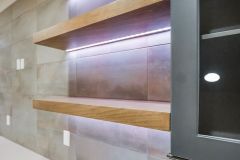 Open Bar Shelving with Lighting The Vandoren