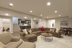 Heartland Haven Lower level Entertainment Area Bar and Play Area