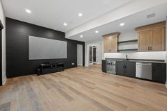 Copper Creek Lower Level Entertainment Area with Home Bar