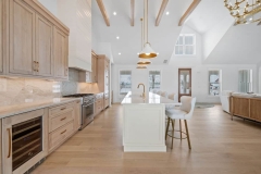 Oxford Farmhouse Stained White Oak Custom Cabinetry