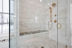 Oxford Farmhouse Zero-Entry Shower Frameless Glass