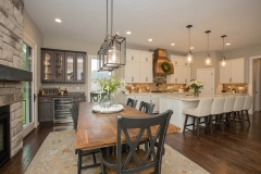 The Bradford Built-in Bar in Dining Area