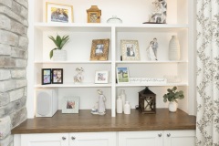 Great Room Built-ins at Heartland Reserve