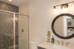 Guest Bathroom Lower Level at The Woodford