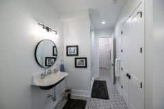 Pool Bathroom at Mulberry Ridge Shower and Cubbies