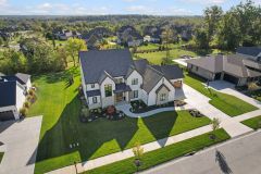 Heartland Haven Modern Farmhouse Aerial View