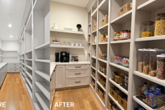 Pantry B4 and After Organization