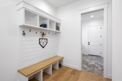 The Onyx Mudroom Cubbies and Bench