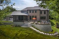 Hawthorne Lake Retaining Wall and Patio and Screened-in Porch