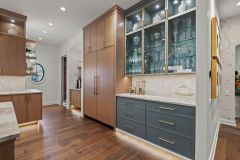 Upper Glass and Metal Front Display Cabinetry