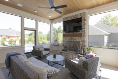 Screened-In Porch with Fireplace Heartland Reserve