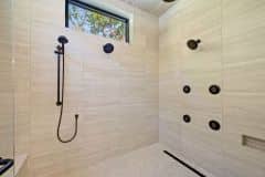 Primary Bathroom  with Curbless Shower Multiple Sprays - The Vandoren