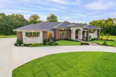 Modern Transitional Ranch Architectural Style With Stone and Brick