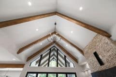 Great Room Cathedral Ceiling With Beams - The Vandoren