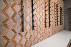 Wine Cellar Backsplash at The Vandoren