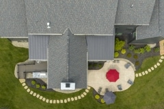 Custom home Cincinnati Aerial view