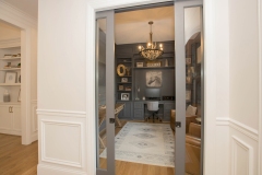 custom home with home office off the foyer