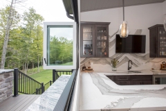 Folding Pass Through Window between bar and covered porch