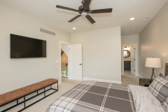 custom home second floor bedroom
