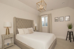 custom home second floor bedroom