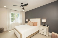 custom home second floor bedroom