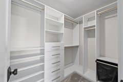 Second Floor Bedroom Custom Walk-in Closet