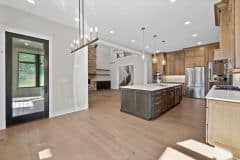 Dining Area, Kitchen and Covered Porch Open to Great Room