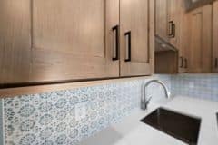 Wood Stained Cabinetry In Laundry